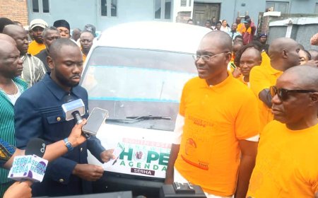 SERHA: Tinubu support group empowers Enugu youths with transport, skill equipment