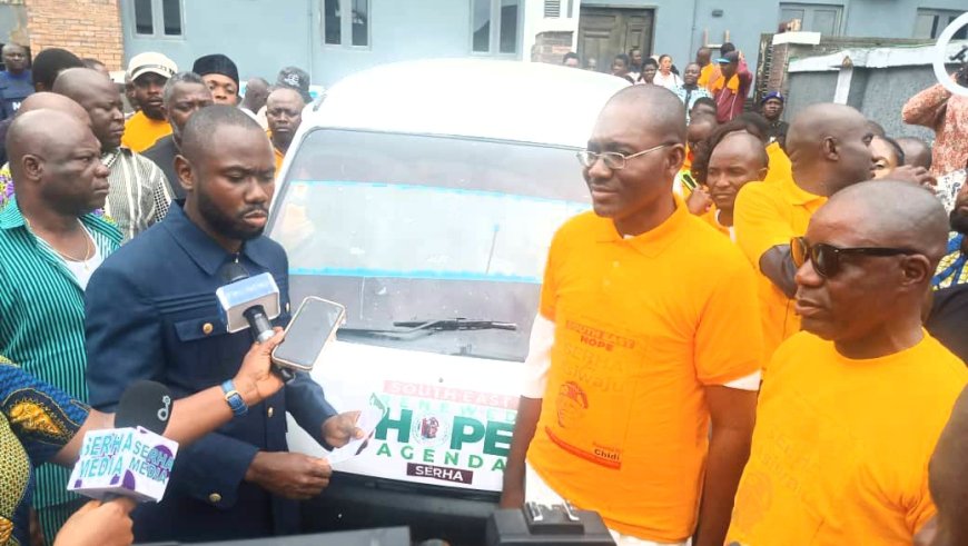 SERHA: Tinubu support group empowers Enugu youths with transport, skill equipment