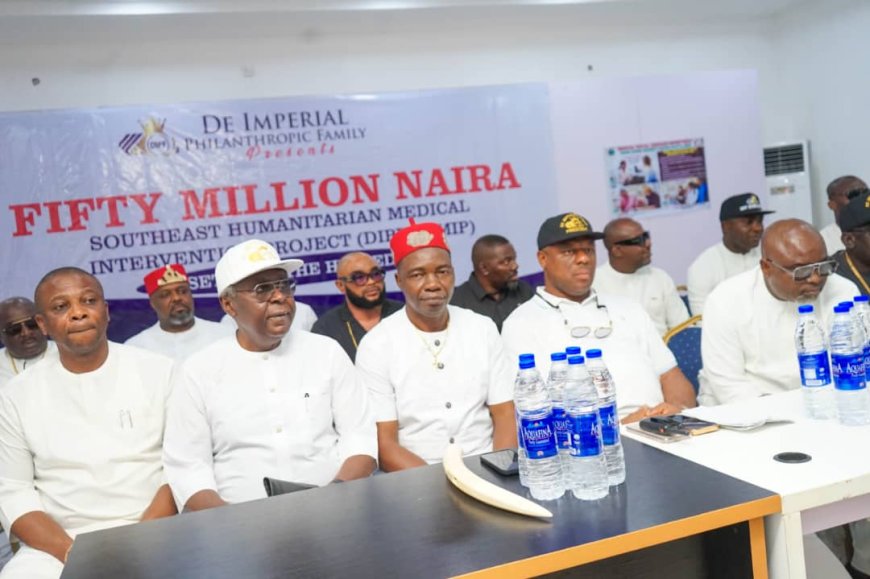 Group Raises N400 Million For Medical Assistance In South East