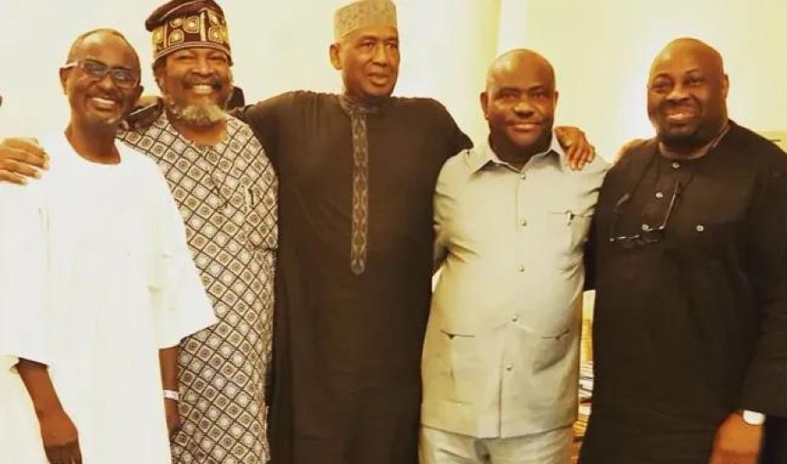 THROWBACK: Dele Momudu reflects picture with Wike, Isa Funtua