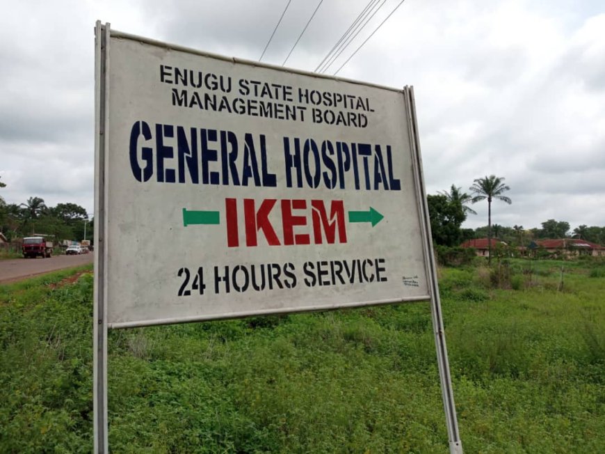 Inside Ikem General Hospital with no wards, no electricity, no water