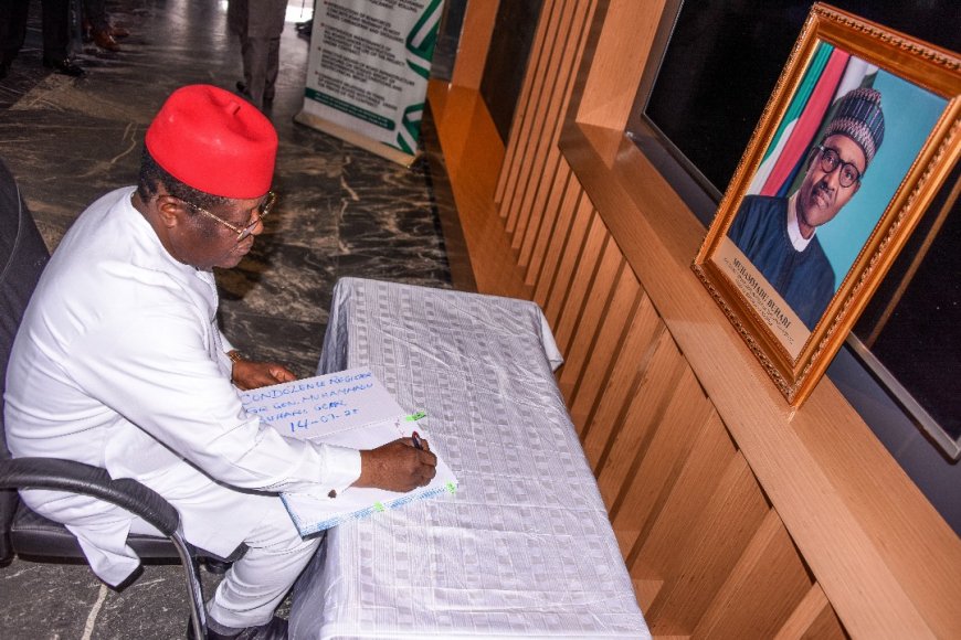 Umahi mourns Buhari,  says he liked Abakaliki Rice