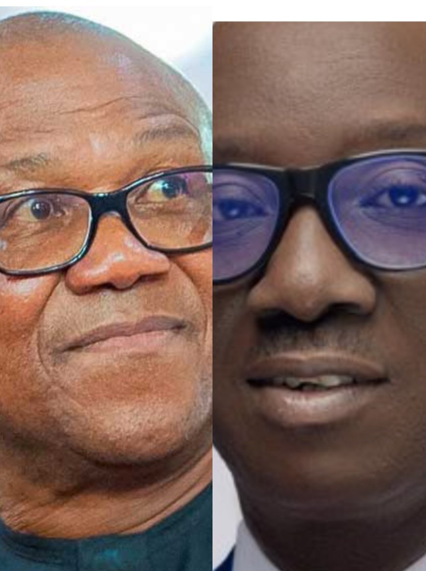 Reactions as 'Illiterate' Gov Okpebholo Bars Peter Obi from Edo State