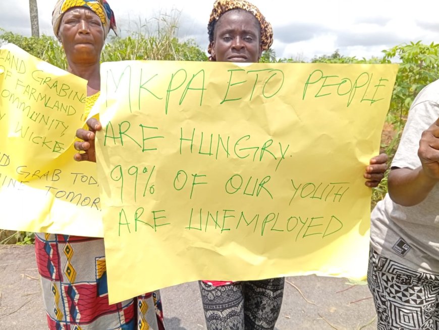 BREAKING:  (Video)Tension In Mkpa Eto, Akwa Ibom Community, Over Alleged Grabbing Of Ancestral Land