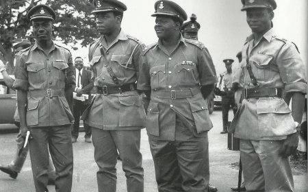 1966: Aguiyi Ironsi and his lieutenants