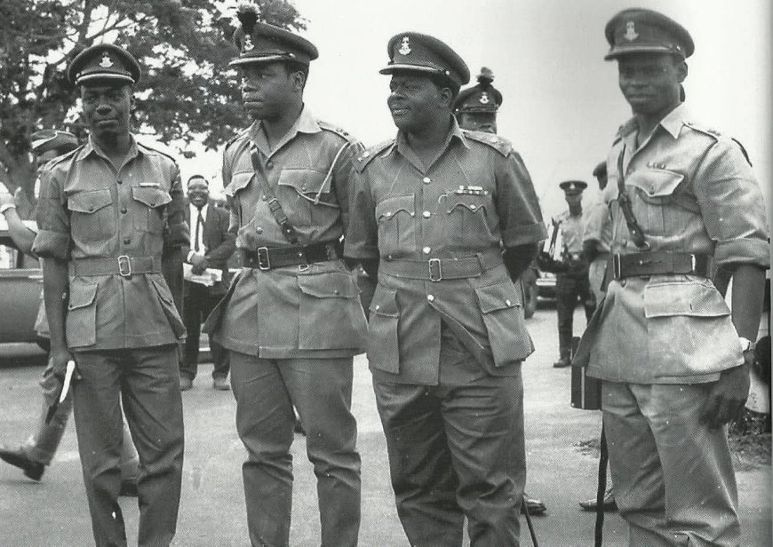 1966: Aguiyi Ironsi and his lieutenants