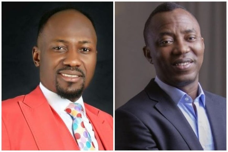 Sowore writes Apostle Suleman stinking letter, threatens more exposure