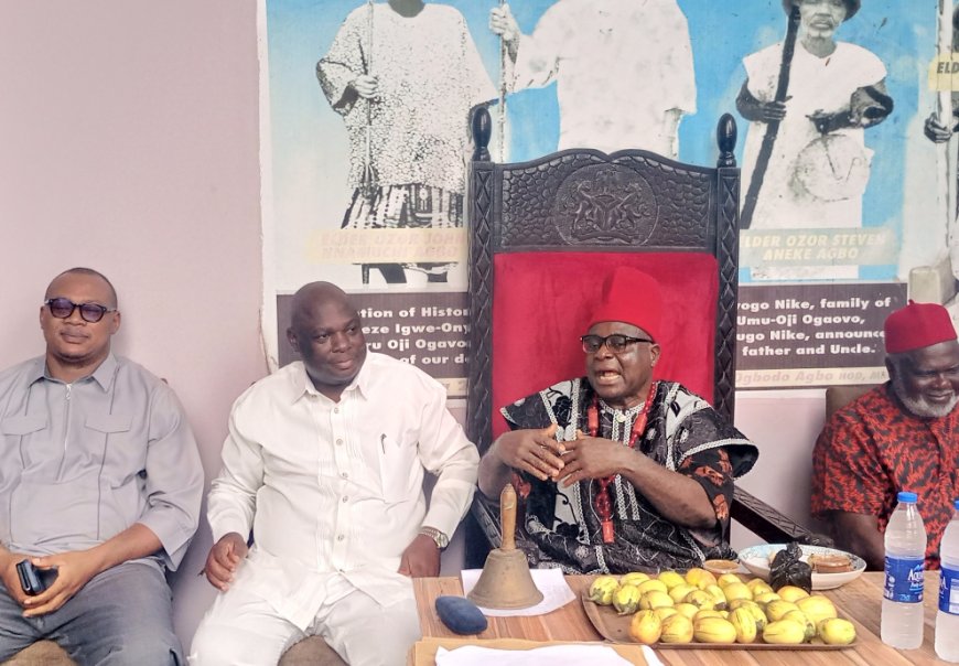 Ugwumba confers Chieftaincy on 15 Ugwogo illustrious sons