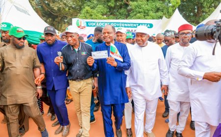 Victor Udeh, Gov Mbah’s Chief of Staff Registers with APC