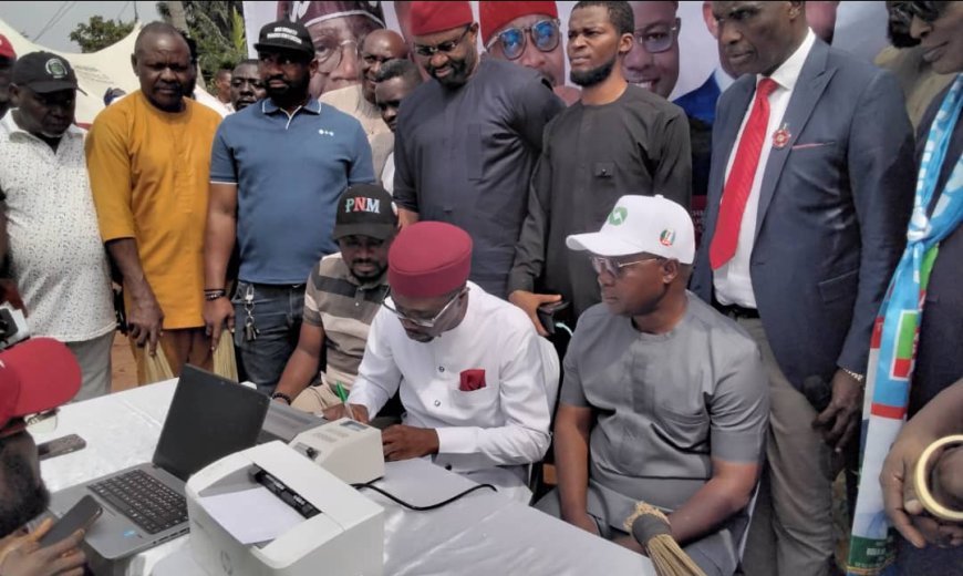 E-registration: Agballa, ex-Enugu Chairman revalidates APC membership