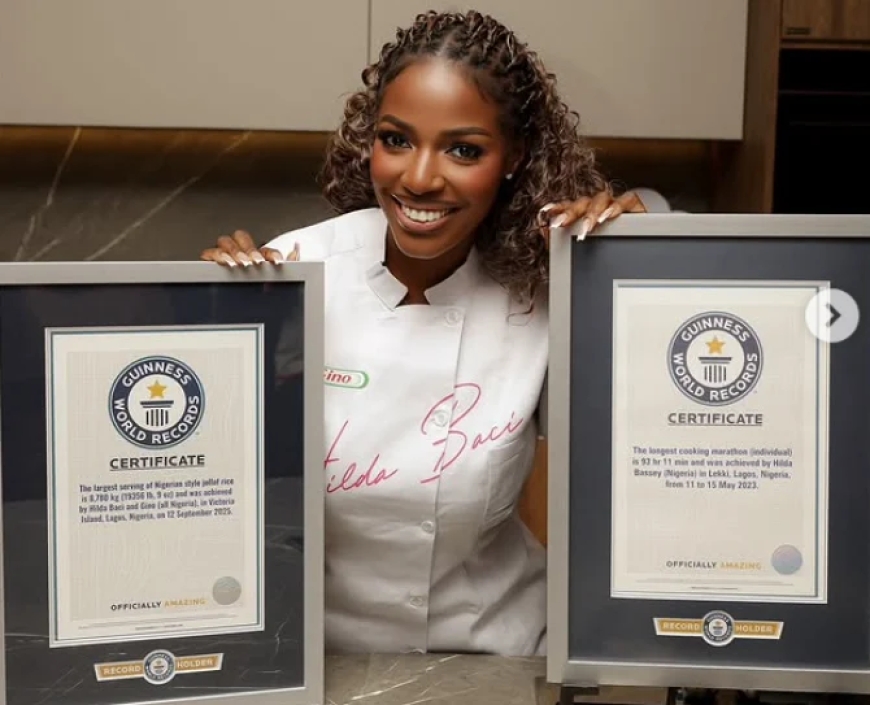 Hilda Baci wins third Guinness World Record