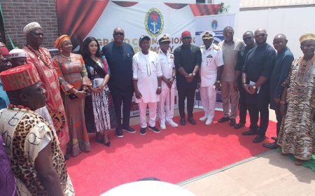 Navy gifts health facility to it's retiree in Enugu
