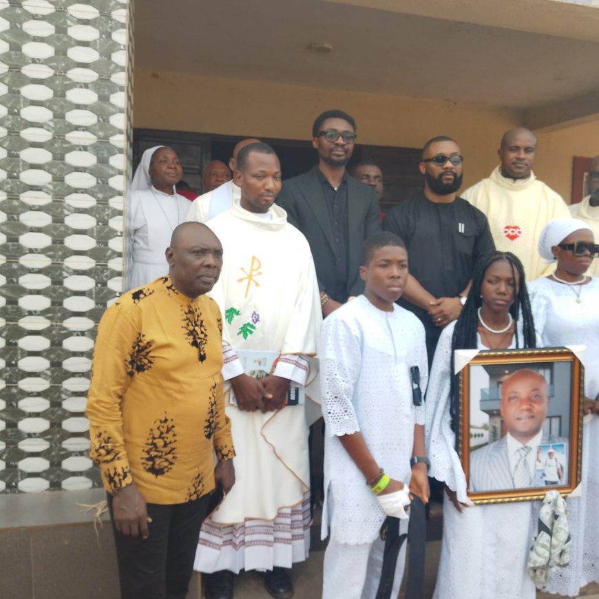 Ex- Rangers Spokesman, Norbert Okolie, buried amid tears