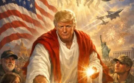 Trump deletes Jesus post of himself after outcry