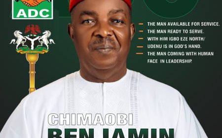 Why Chief Chimaobi Benjamin Sunday Eze is Igboeze North/Udenu's Best Choice for 2027 Houses of Representatives