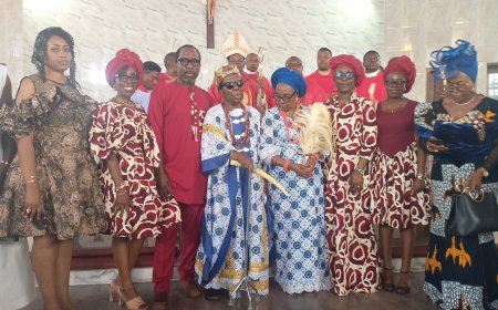 Soludo, Anambra Monarchs Celebrates Igwe Gibson Nwosu At 90 Years