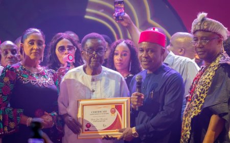 Lifetime Achievement Award: Nwobodo Stands out in Service - Gov Mbah