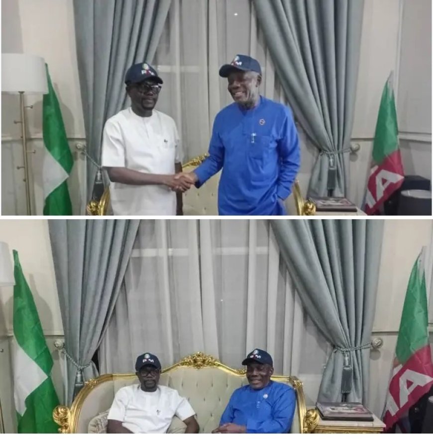 Agballah Receives New Enugu APC Chairman, Chukwunweike, Supports Gov Mbah’s 2027 Bid
