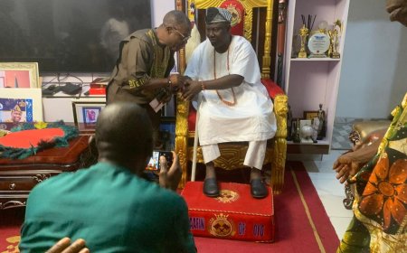 NITP President Seeks Alafin’s Support on Town Planning Law Domestication in Oyo