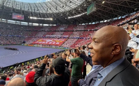 Saraki in Budapest to Back Arsenal in Champions League Final
