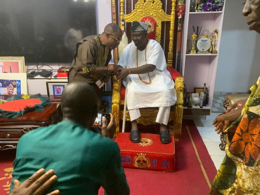 NITP President Seeks Alafin’s Support on Town Planning Law Domestication in Oyo