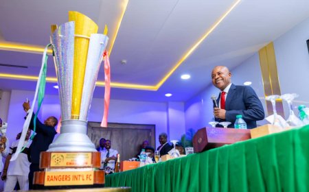 Mbah Rewards Rangers with N150m, Land for Winning NPFL Title