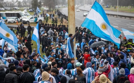 Argentina squad returns, without Messi, after World Cup final loss
