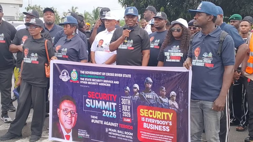 Gov Otu Leads Security Awareness Campaign Ahead of "Unite Against Terror" Summit