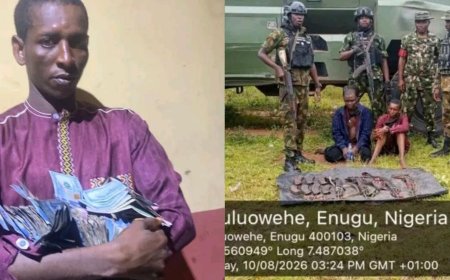 Udi Church Kidnapping: Suspected Kidnap Syndicate Commander, Accomplice Arrested in Enugu