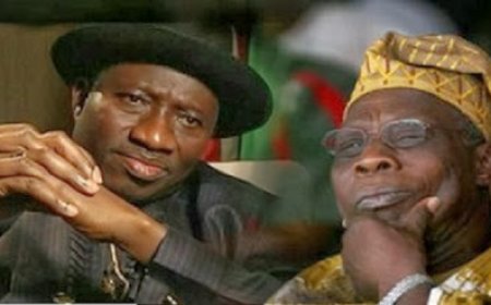 Jonathan, Obasanjo Raise Alarm Over Decline of Democracy in Africa