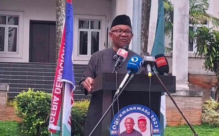 FULL SPEECH OF PETER OBI'S PRESS CONFERENCE TO MARK 2027 PRESIDENTIAL CAMPAIGNS FLAG -OFF