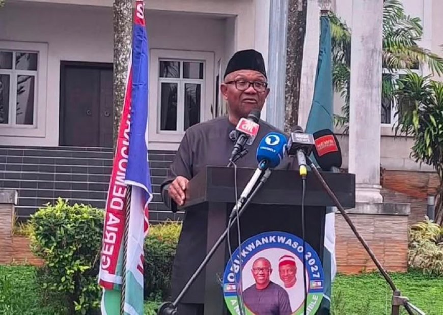 FULL SPEECH OF PETER OBI'S PRESS CONFERENCE TO MARK 2027 PRESIDENTIAL CAMPAIGNS FLAG -OFF