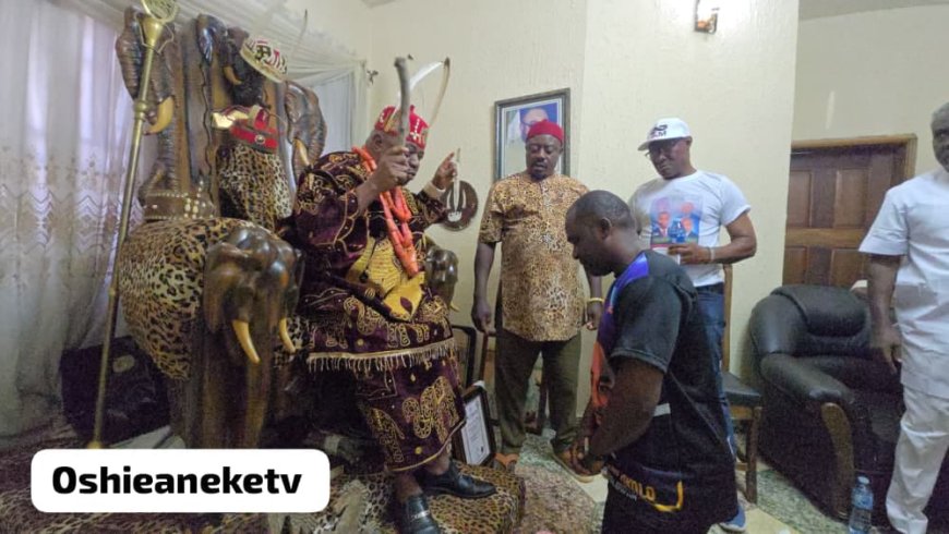 LG Poll: Okolo Receives Traditional Ofor as Campaign Train Visits Owelli