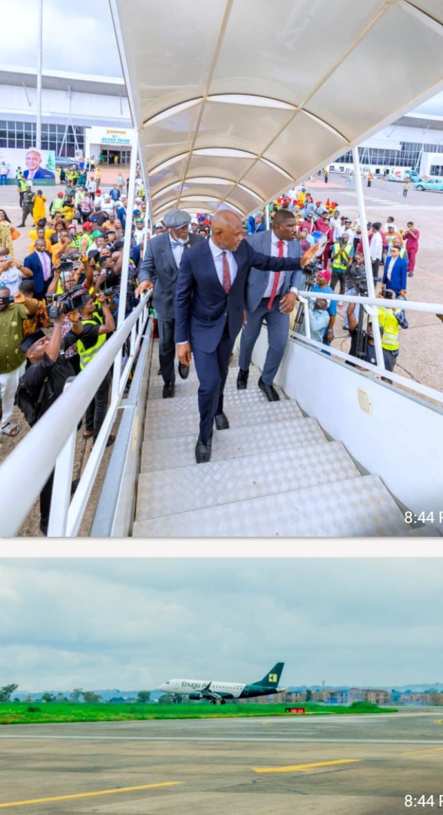 Gov Mbah Launches Enugu Air's Douala Route, Opens Gateway to Central Africa