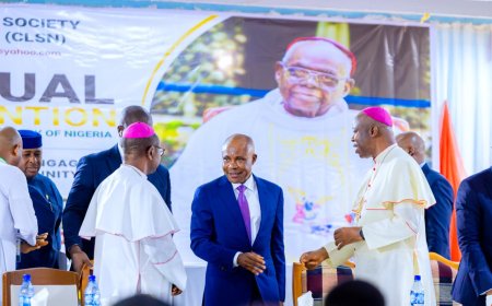 Gov Mbah Bags Excellence Award from Canon Law Society, Assures Smart Schools Won’t Displace Church Role in Education